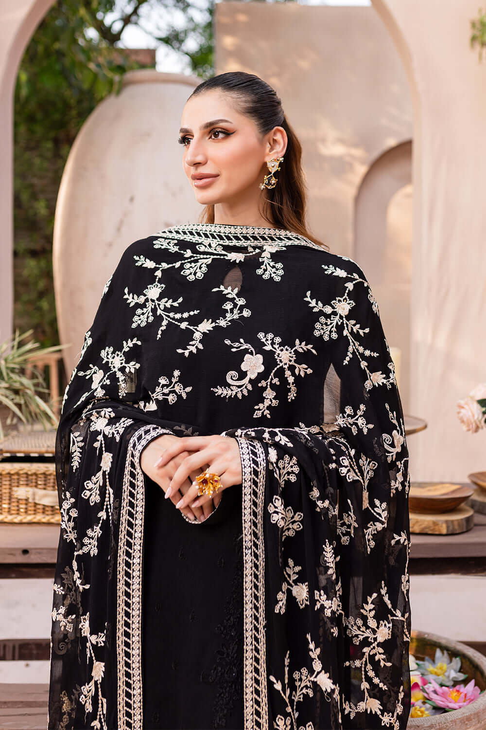 azure 3pc eid suit starry bliss festive dress