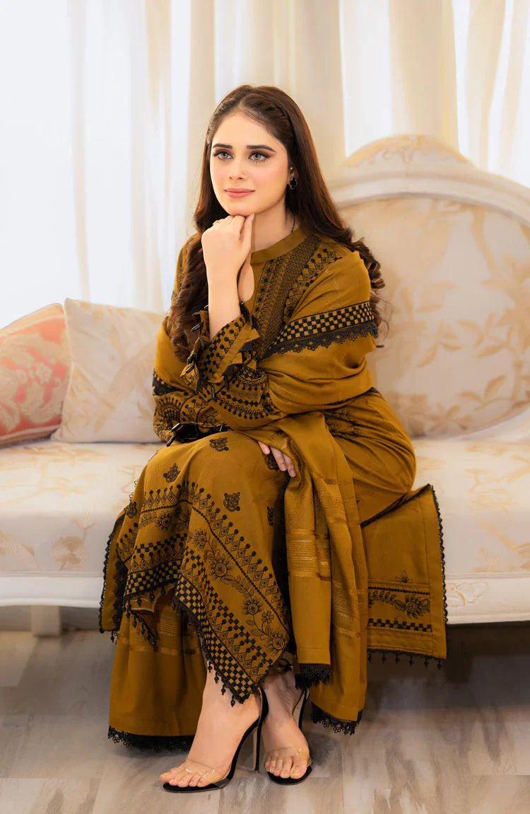 3PC embroidered lawn suit 2026 premium unstitched collection