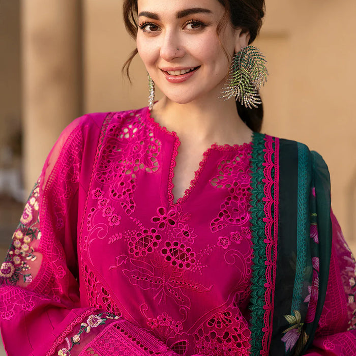 3pc lawn chikankari embroidered suit complete outfit video